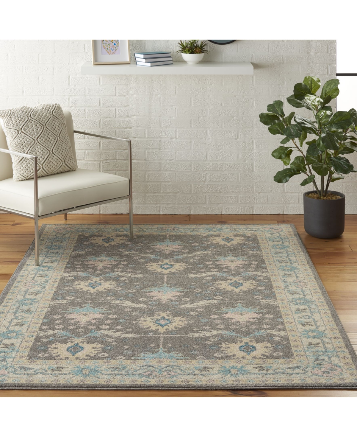 Long Street Looms Peace PEA10 Area Rug - Pink