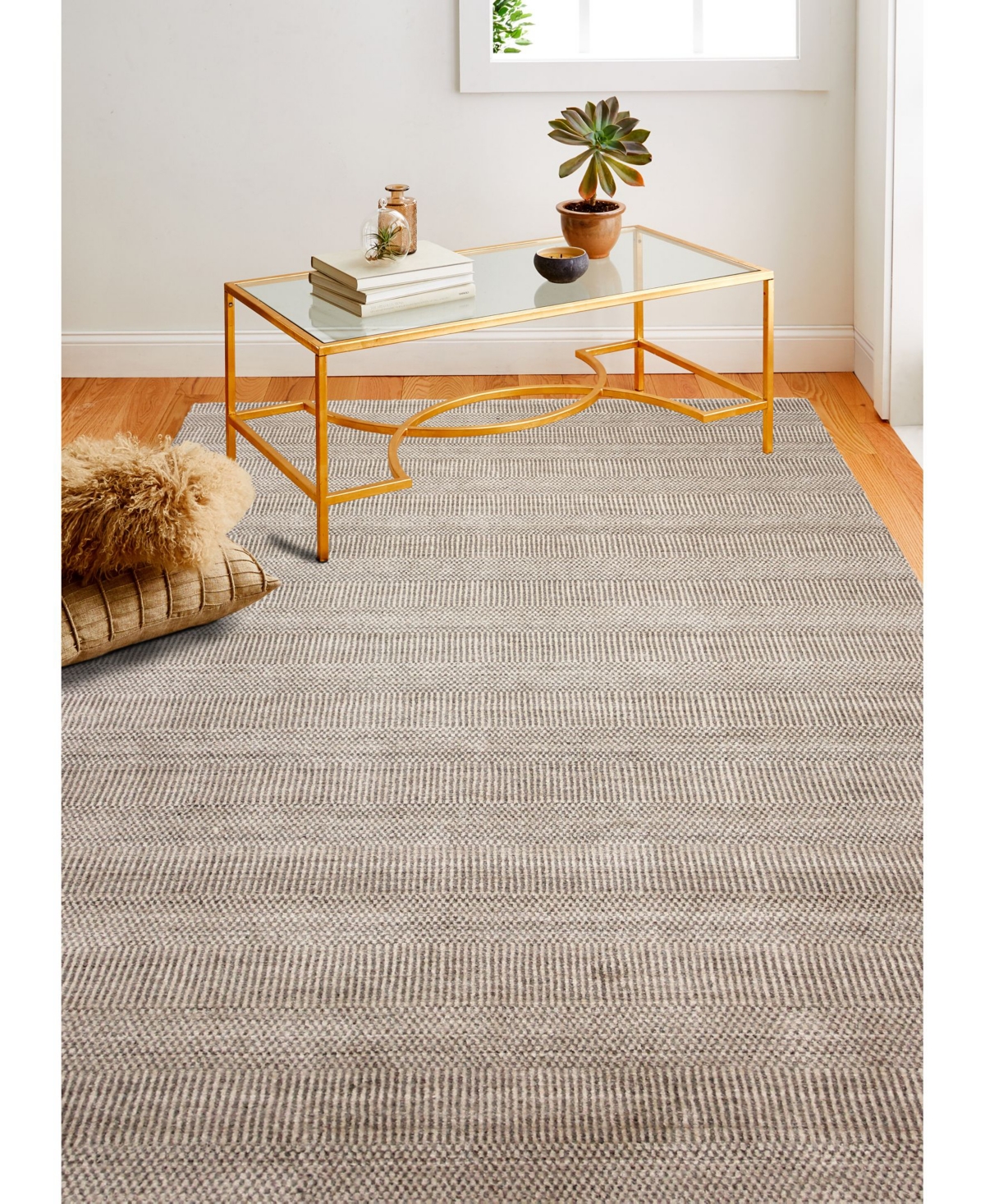 Closeout! Bb Rugs Forge M144 3'6in x 5'6in Area Rug - Sand