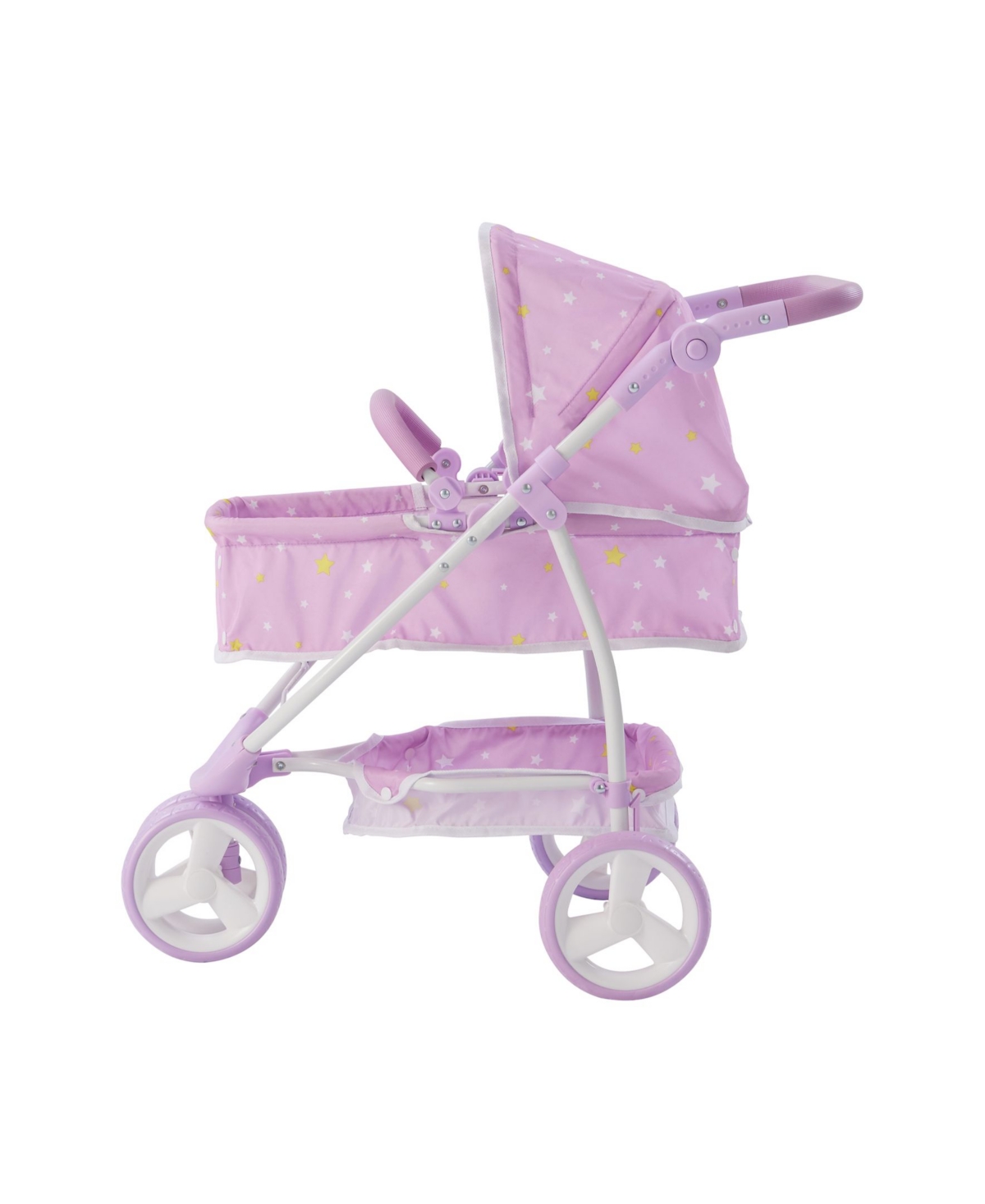 Redbox Olivia's Little World Twinkle Stars Princess 2-in-1 Baby Doll Stroller In Purple