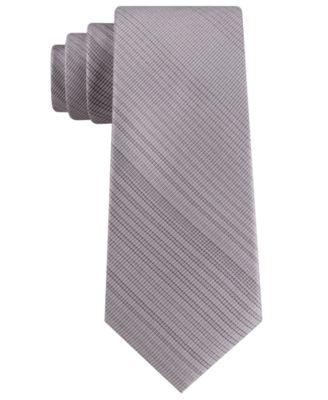 Calvin Klein - Men's Classic Tonal Vertical Grid Tie