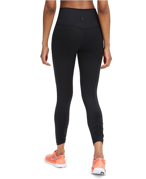 Nike Yoga Ruched HighWaist Leggings & Reviews Pants & Leggings