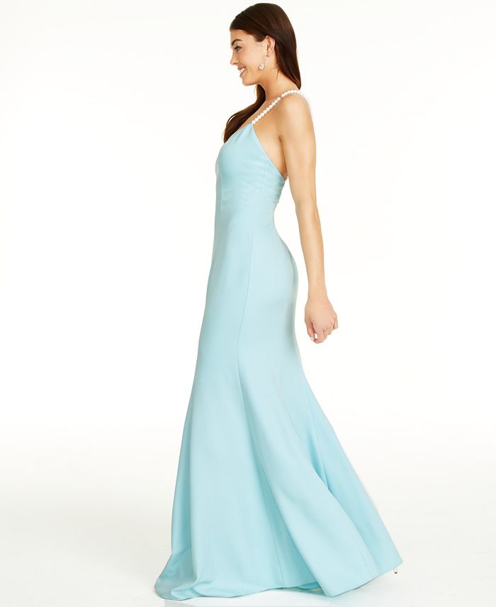 Betsey Johnson BeadedStrap Mermaid Gown Macy's