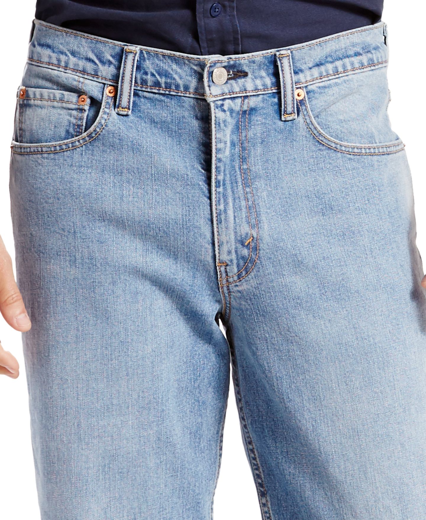 Мужские джинсы Levi's Big & Tall 550™ Relaxed Fit Stretch, цвет: Clif — фото 4