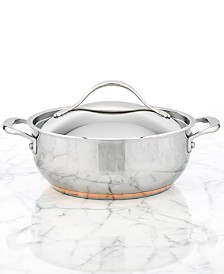 Nouvelle Copper Stainless Steel 4 Qt. Covered Casserole