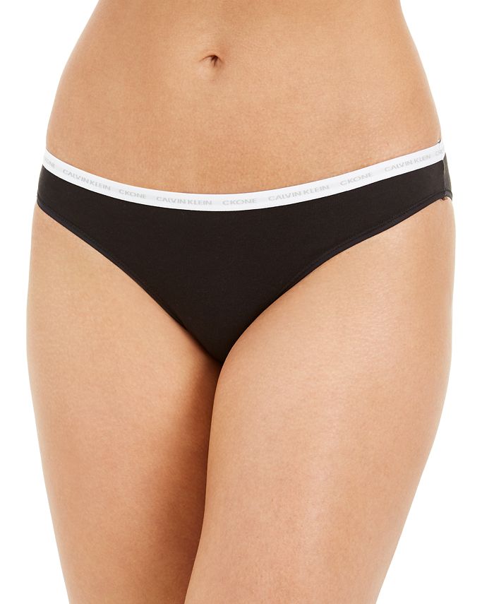 Calvin Klein CK One Cotton Singles Bikini Underwear QD3785 & Reviews - All  Underwear - Women - Macy's