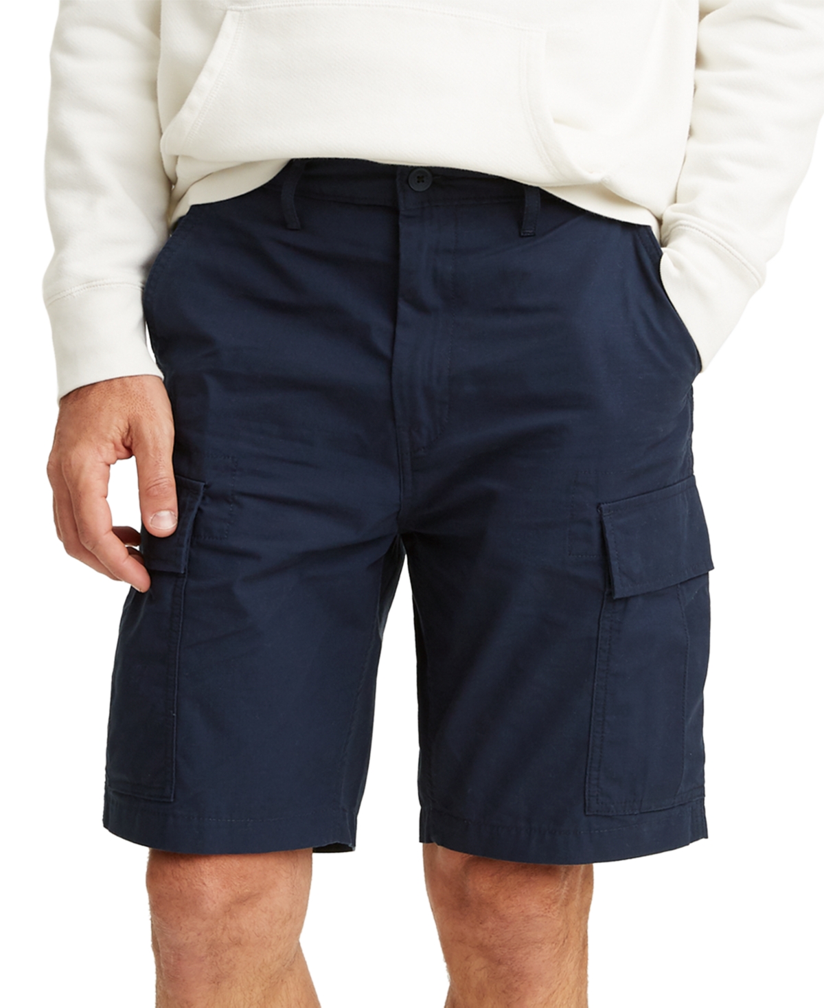 Levi's navy blue cargo shorts clearance