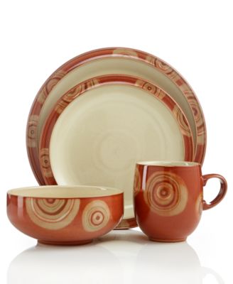 Denby - Fire Chilli 4-Piece Place Setting