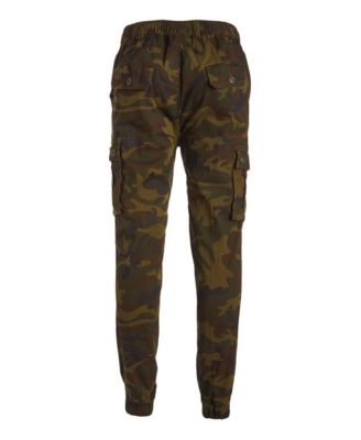 cargo twill jogger pants