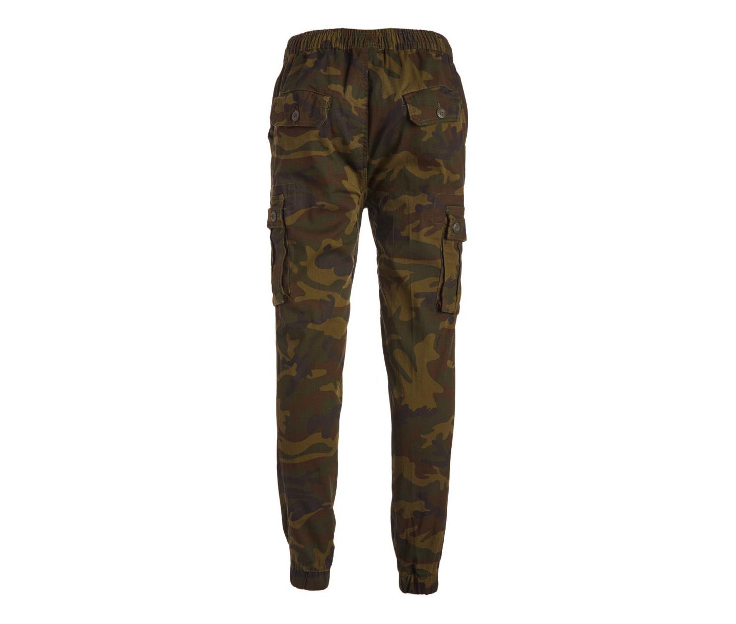 Мужские брюки Galaxy By Harvic Cotton Stretch Twill Cargo, цвет: Чёрный — фото 8