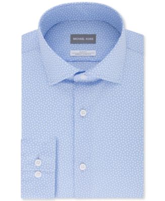 Klein Men's Calvin Klein Infinite Slim Fit Shirt Calvin Klein Slim Fit Dot  Performance Non-Iron