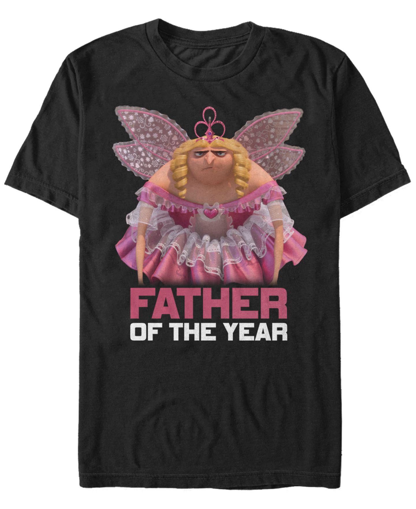 Мужская футболка Fifth Sun Minions Gru Fairy Father Short Sleeve, цвет: Чёрный — фото 1