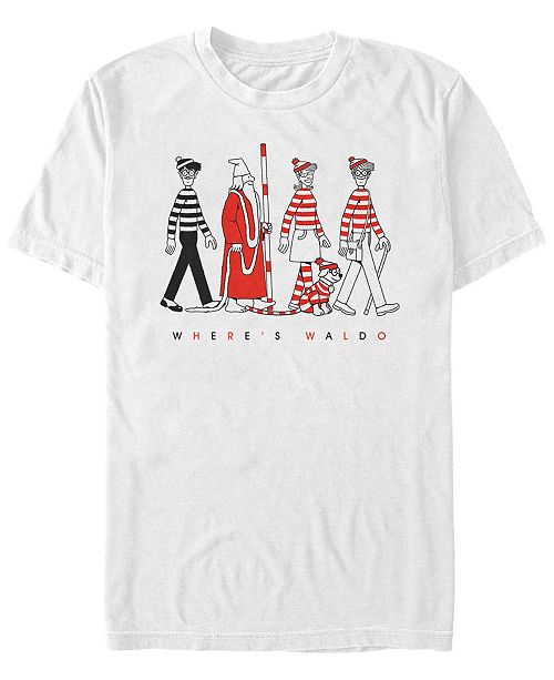 Fifth Sun Where S Waldo Men S Character Line Up Short Sleeve T