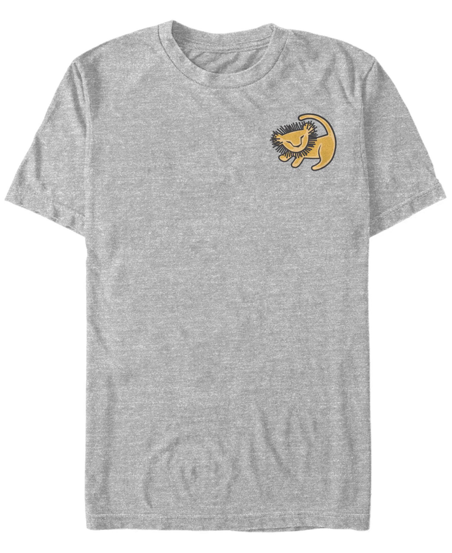 Мужская футболка Fifth Sun Pixar-Lion King Rafiki Lifting Simba Pocket Short Sleeve, цвет: Athletic H — фото 1
