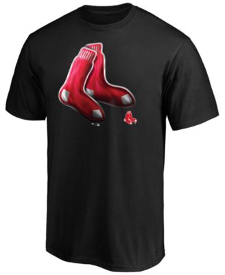 Majestic Boston Red Sox Men's Midnight Mascot T-Shirt - Black