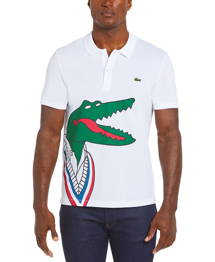 Lacoste Men's Croco Series Jean-Michel Tixier Limited-Edition Polo with  Oversize Croc Graphic - Macy's