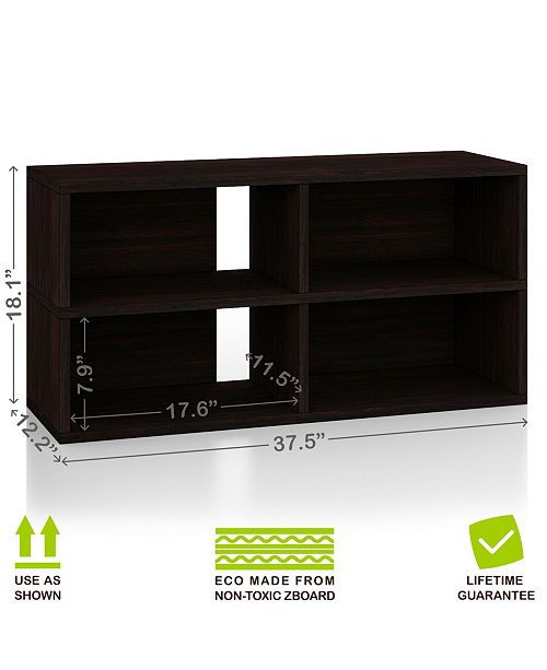 Way Basics 4-Cubby TV Stand & Reviews - Furniture - Macy&#39;s