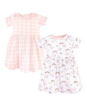 Luvable Friends Baby Girls Unicorn Dress Pack of 2