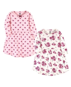 Hudson Baby Baby Girls Rose Dresses Pack of 2