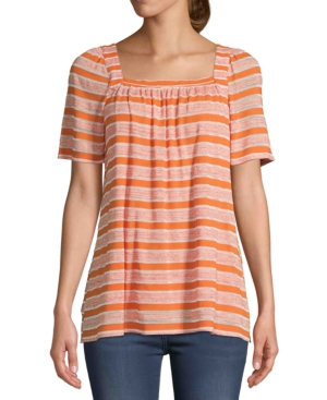 image of Jpr Striped Short-Sleeve Top