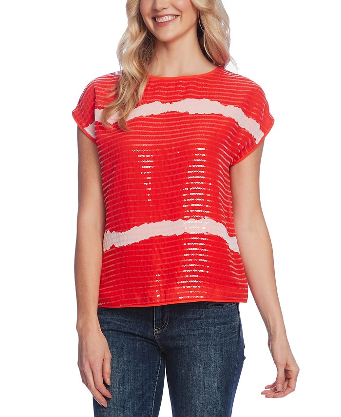 macy's sequin tops
