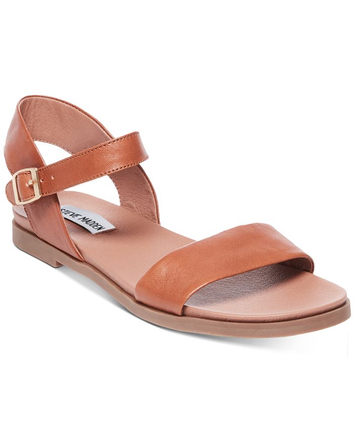 Steve Madden Dina Flat Sandals & Reviews - - Shoes - Macy's