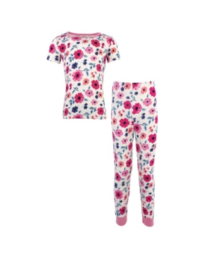 Touched by Nature Baby Girls and Boys Garden Floral Tight-Fit Pajama Set Pack of 2