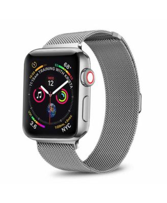 Men's and Women's Apple Silver-Tone Stainless Steel Replacement Band 40mm