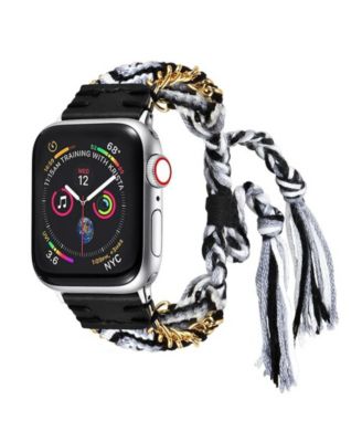 Mens Womens Apple Friendship Cotton Stainless Steel Replacement Band Collection