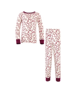 image of Touched by Nature Baby Girls Berry Branch Tight-Fit Pajama Set, Pack of 2