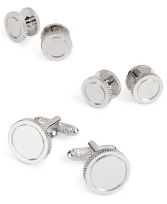 Perry Ellis Portfolio - Men's Studs & Cuff Links Set