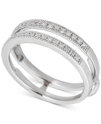 Macy's - Diamond Princess Enhancer Bridal Set (1-1/2 ct. t.w.) in 14k White Gold