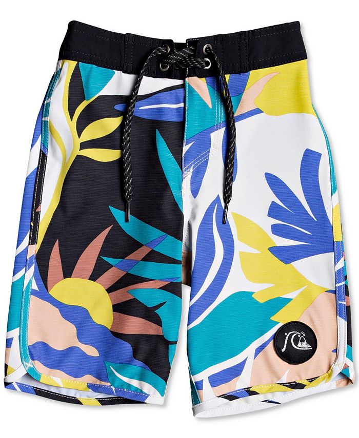 Quiksilver Toddler & Little Boys TropicalPrint Swim Trunks Macy's
