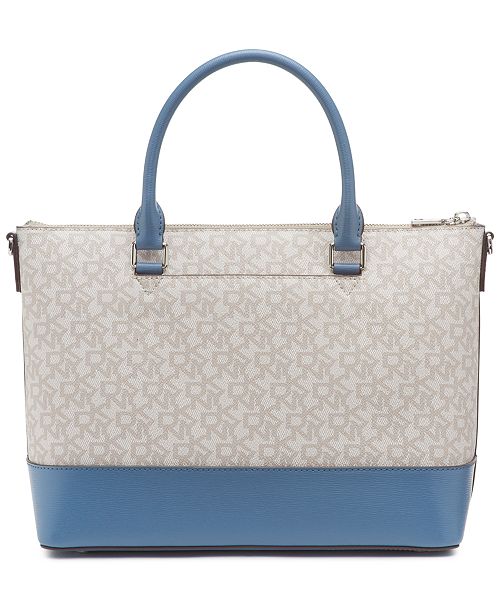 dkny bryant logo satchel
