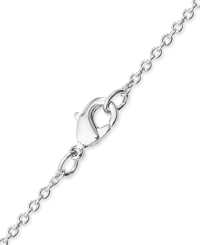 Giani Bernini - Cubic Zirconia Heart Link Bracelet in Sterling Silver