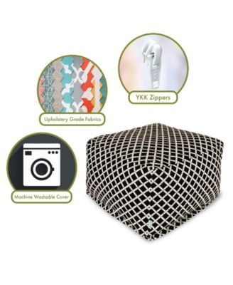 Ottoman Square Pouf 27" x 17" 27" x 17"