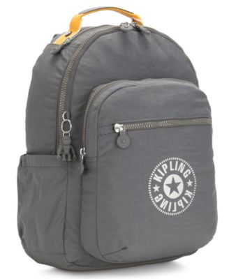 kipling grey backpack