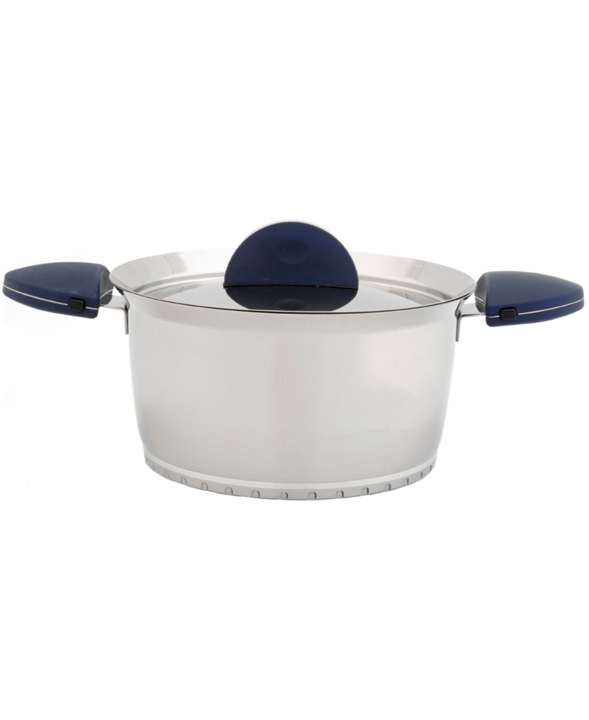 BergHOFF Stacca Stainless Steel 3-Qt. Covered Casserole, Blue