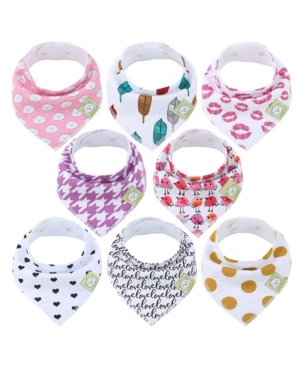 KeaBabies Baby Boys and Girls Organic Burp Cloths
