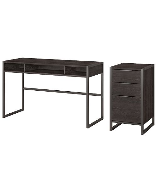 Kathy Ireland Office By Bush Furniture Atria Writing Desk With 3