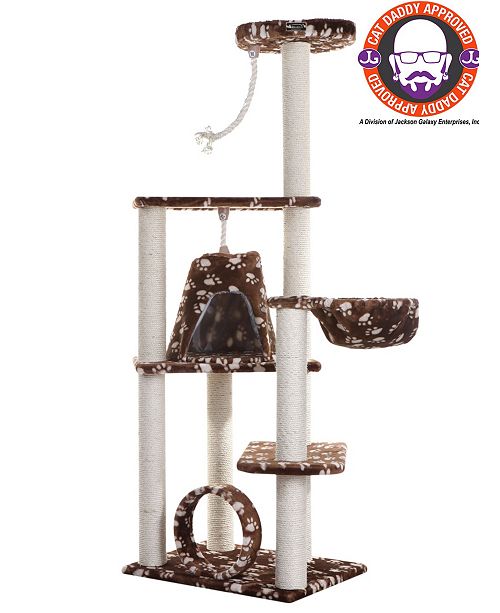 Armarkat Cat Tree Hammock Bed With Natural Sisal Post For Cats And