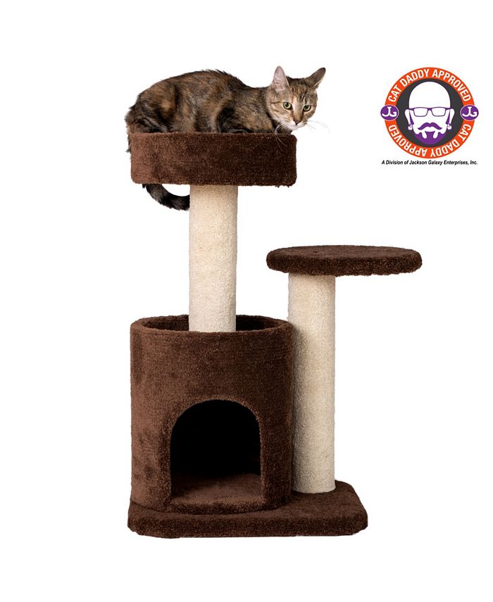 Armarkat Carpeted Real Wood Cat Tree Condo Macy's