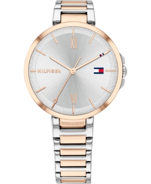 image of Tommy Hilfiger Women-s Two-Tone Stainless Steel Bracelet Watch 34mm