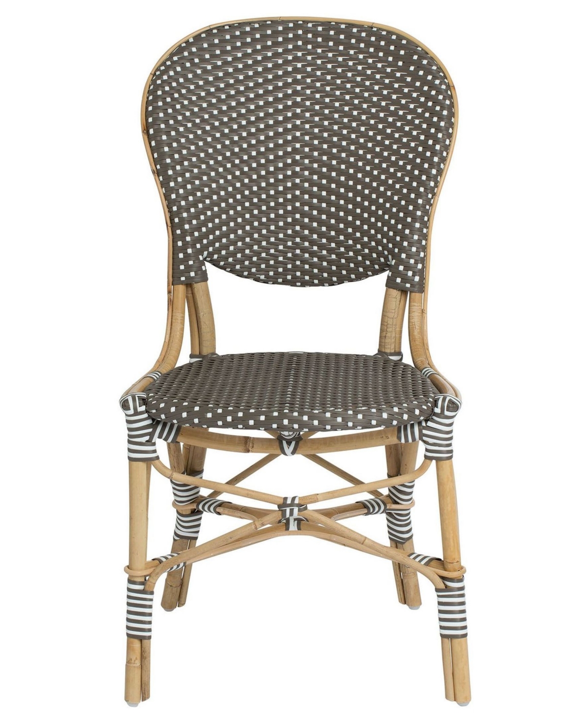 Sika Design Isabell Side Chair In Cappuccino,white Dots