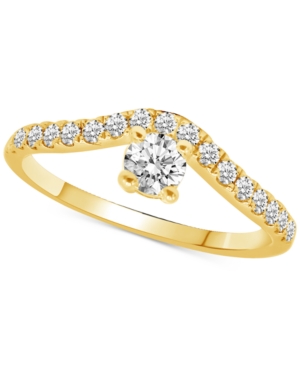 image of Diamond Chevron Ring (1/2 ct. t.w.) in 14k Gold