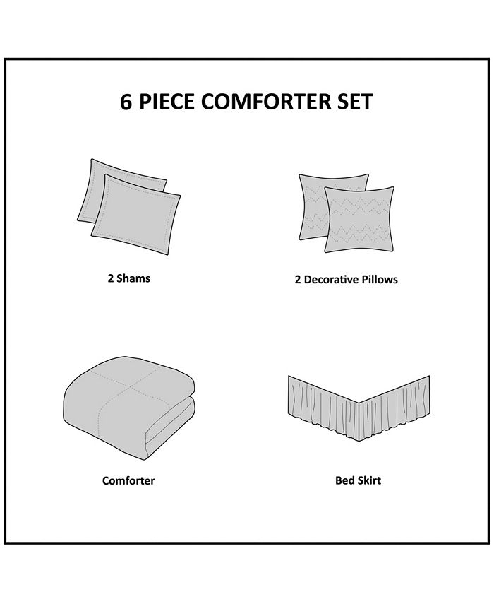 Harbor House Coastline 6-Pc. Comforter Set, Full - Macy's
