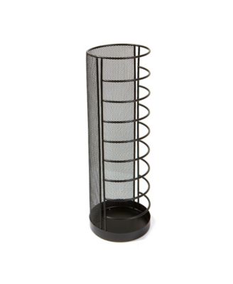 Porte-Parapluie En Maille Métallique - 20x20x53 Cm - Pour Parapluies Et Cannes - Récupérateur D'Eau Intégré
