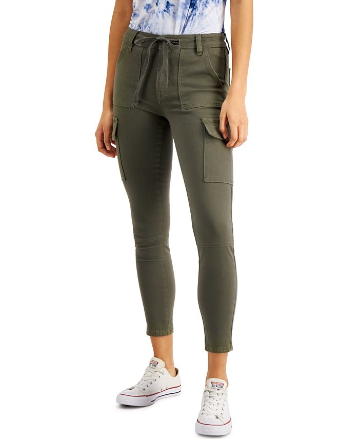 Almost Famous Juniors' Utility Skinny Jeans - Macy's