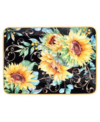 Sunflower Fields Rectangular Platter