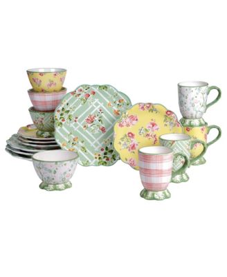 Certified International - English Garden 16-Pc. Dinnerware Set