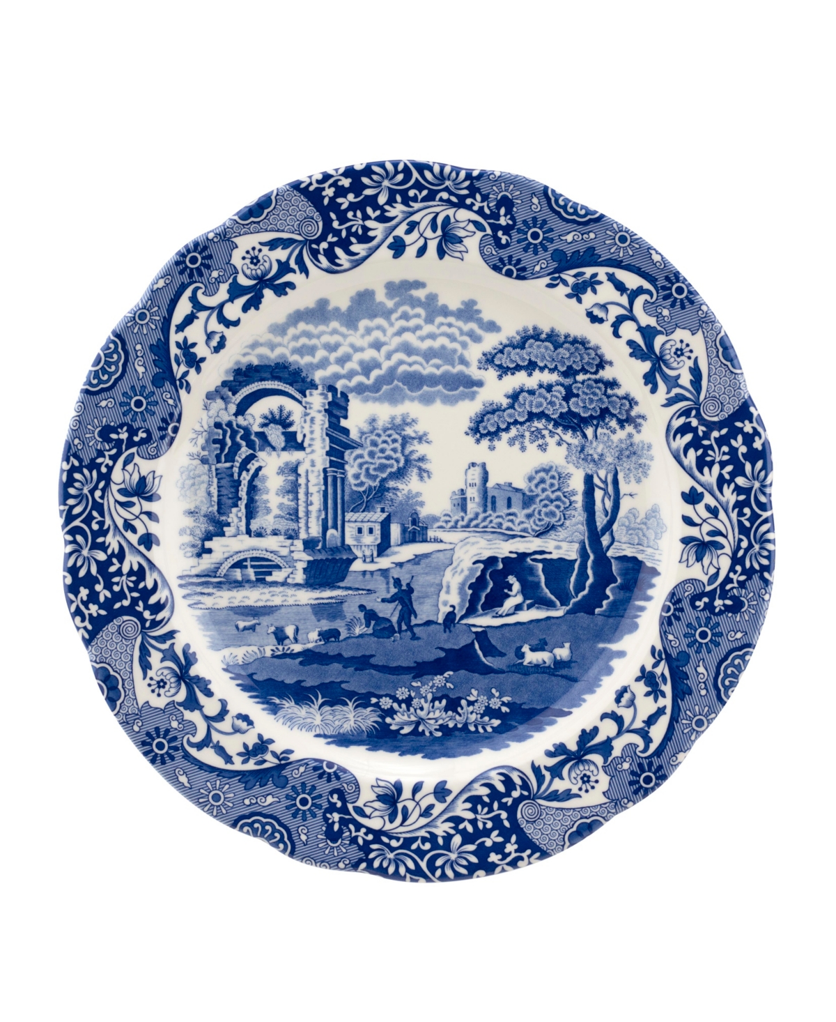 Blue Italian Charger Plate - Blue